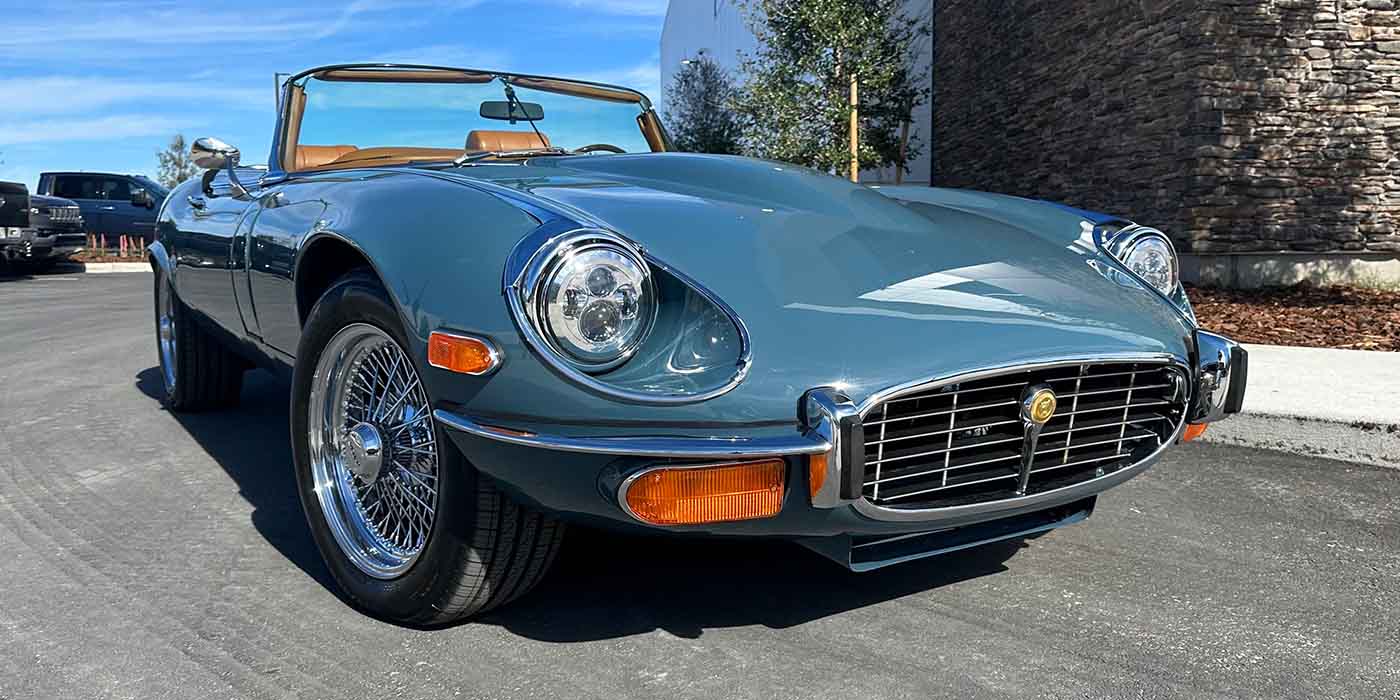 electric Jaguar E Type