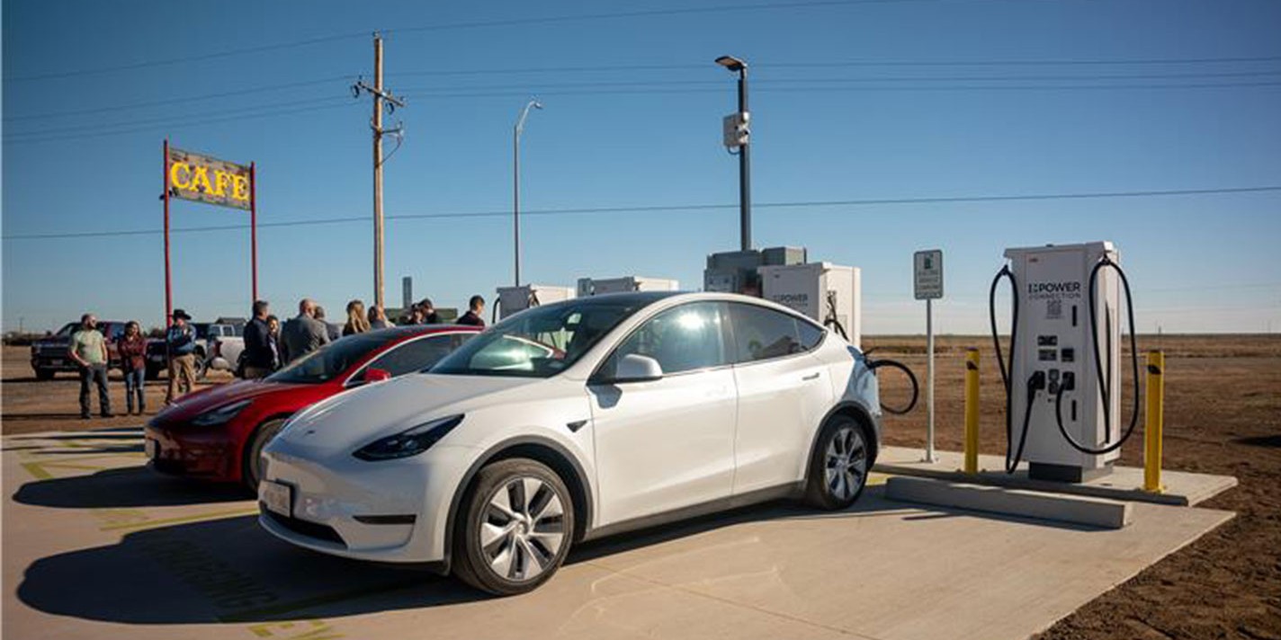 Texas NEVI EV charging station