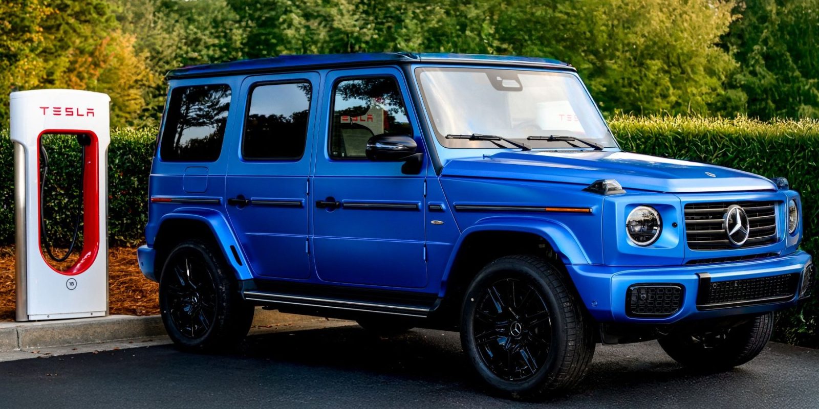 Mercedes-Benz Tesla Supercharger